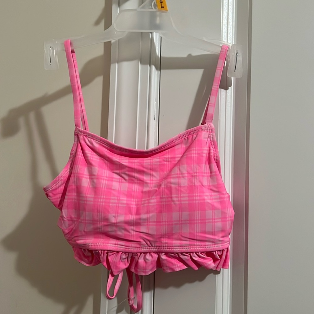 Celebrity pink swim top